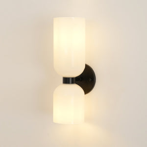 Dual Glass Wall Sconce
