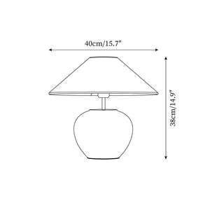 Ceramic Curve Table Lamp
