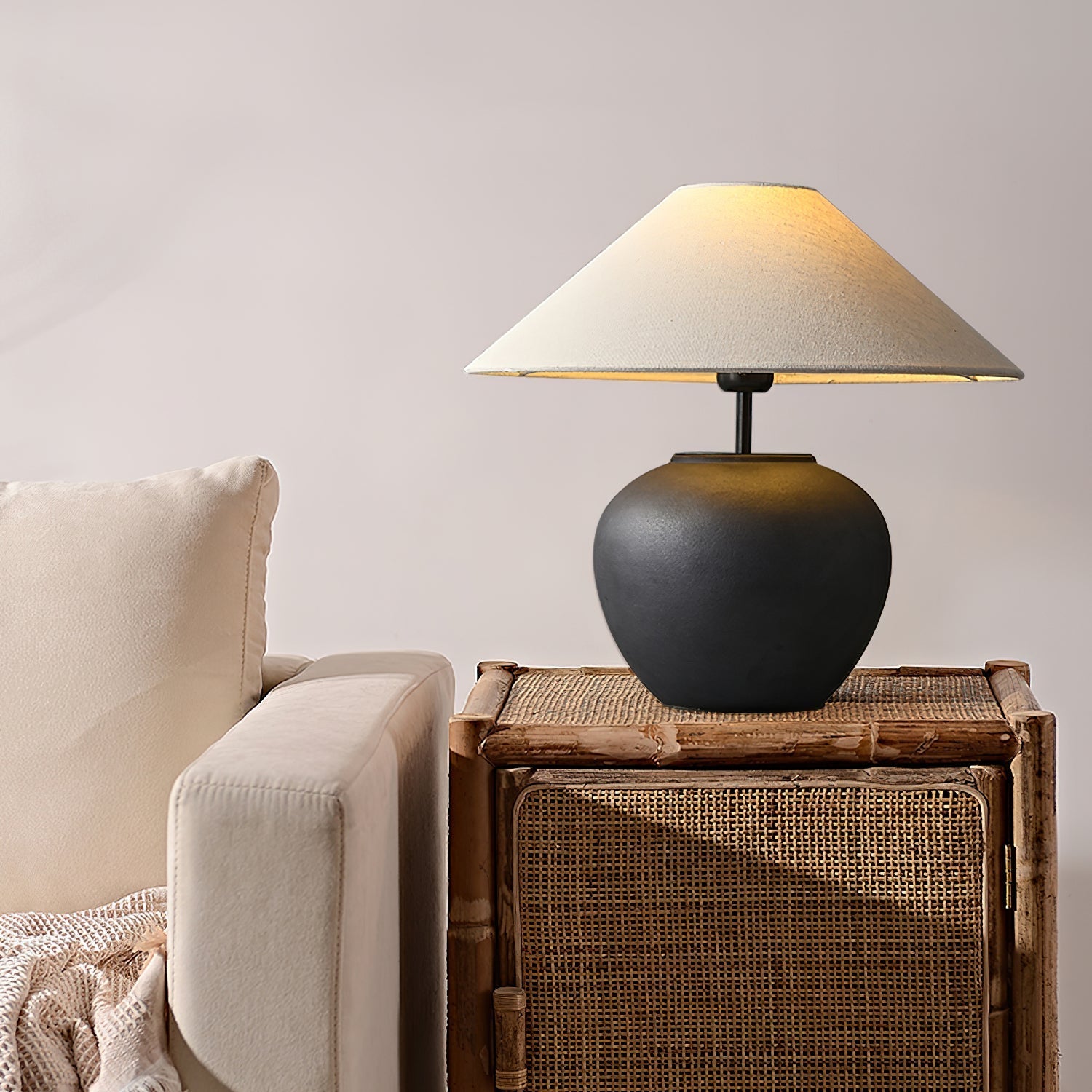 Ceramic Curve Table Lamp