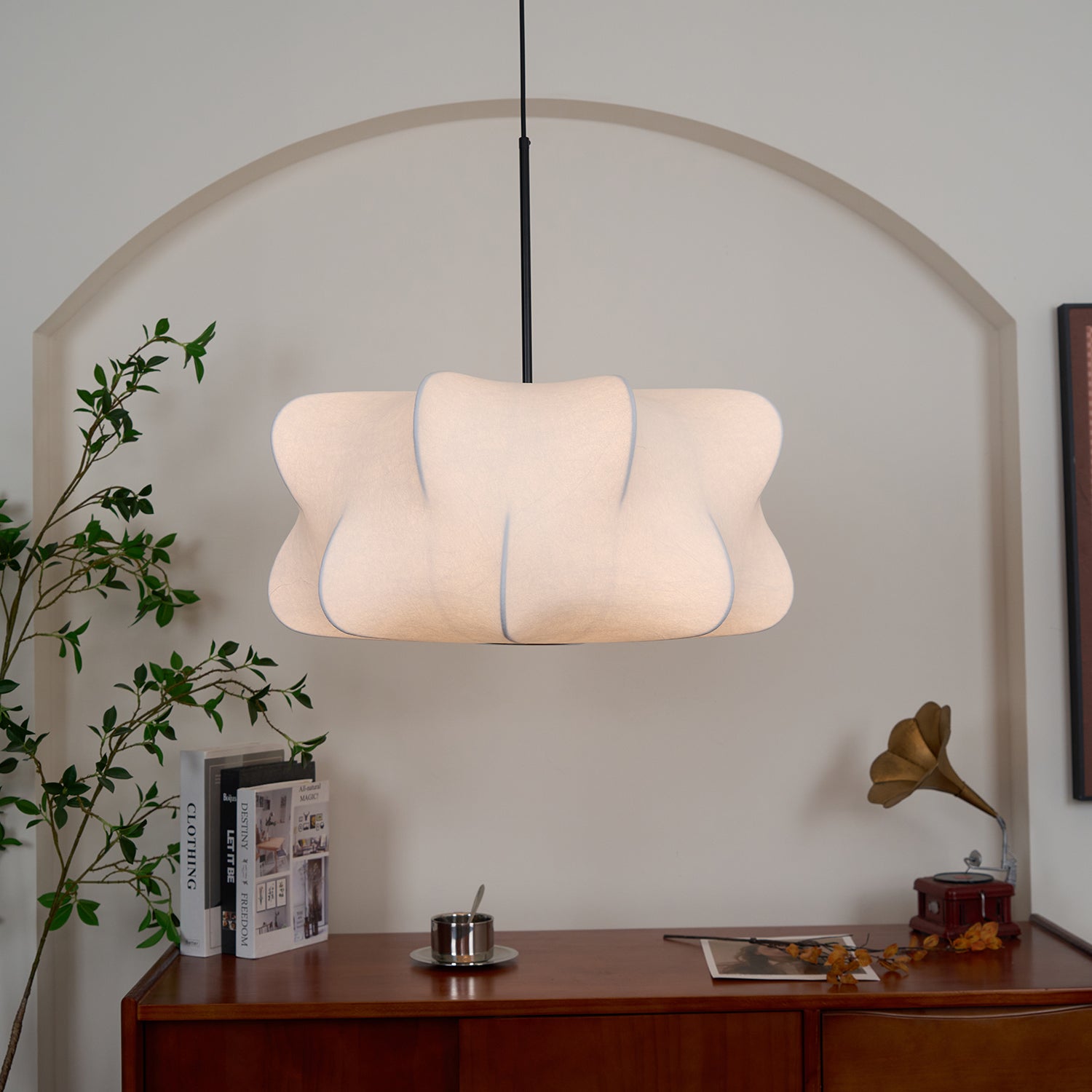Cocoon Silk Pendant