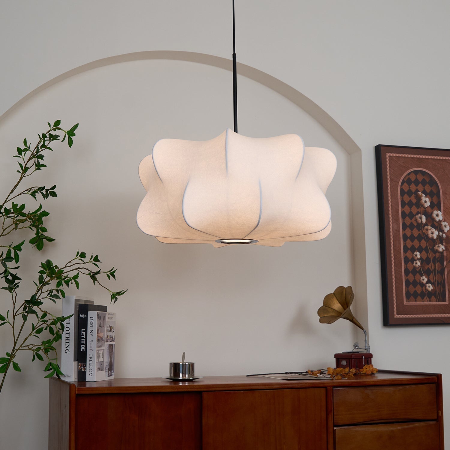 Cocoon Silk Pendant