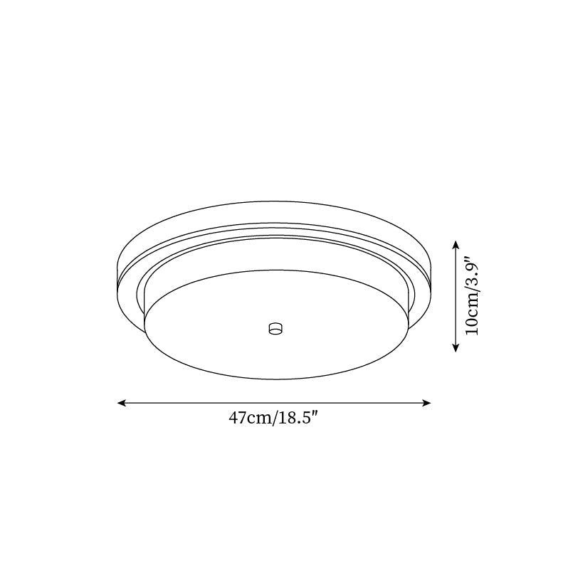 Ripple Glass Ceiling Light