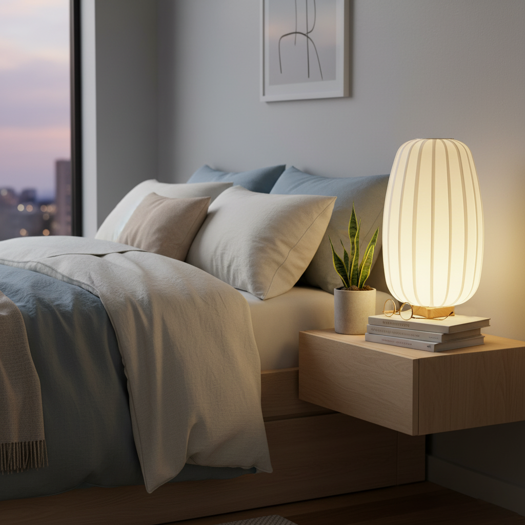 Ribbed Glow Table Lamp