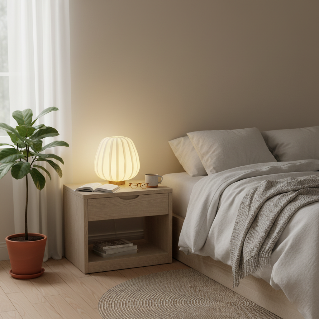Ribbed Glow Table Lamp
