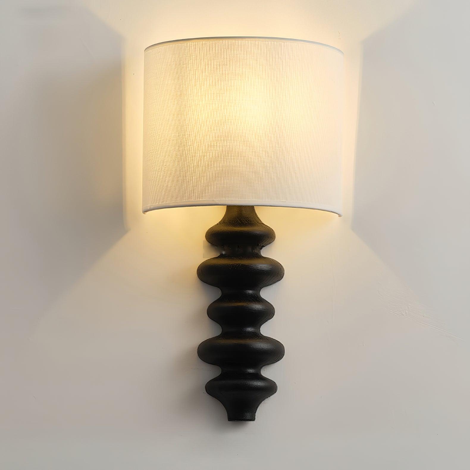 Sculpted Wood Sconce