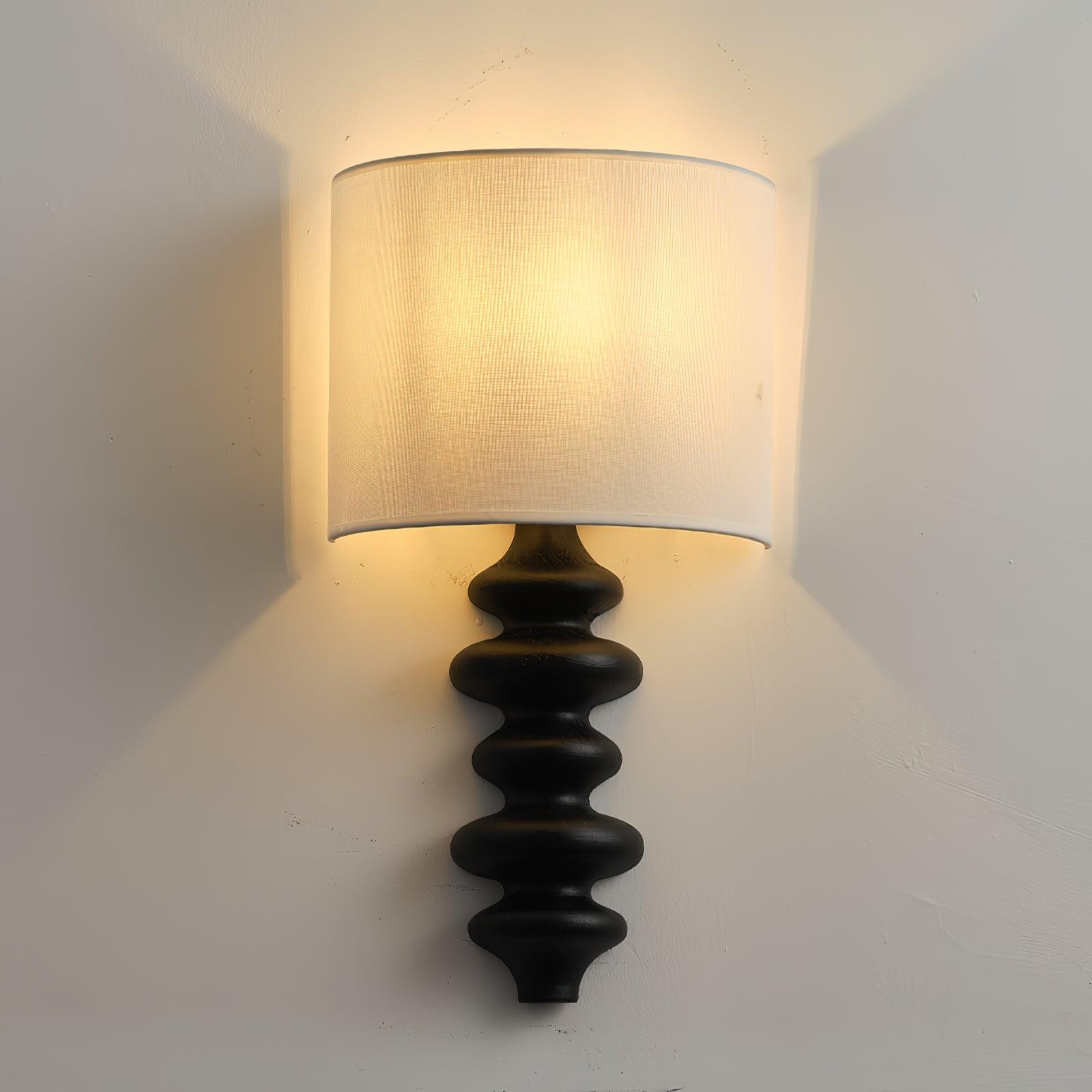 Sculpted Wood Sconce