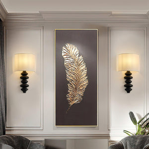 Sculpted Wood Sconce