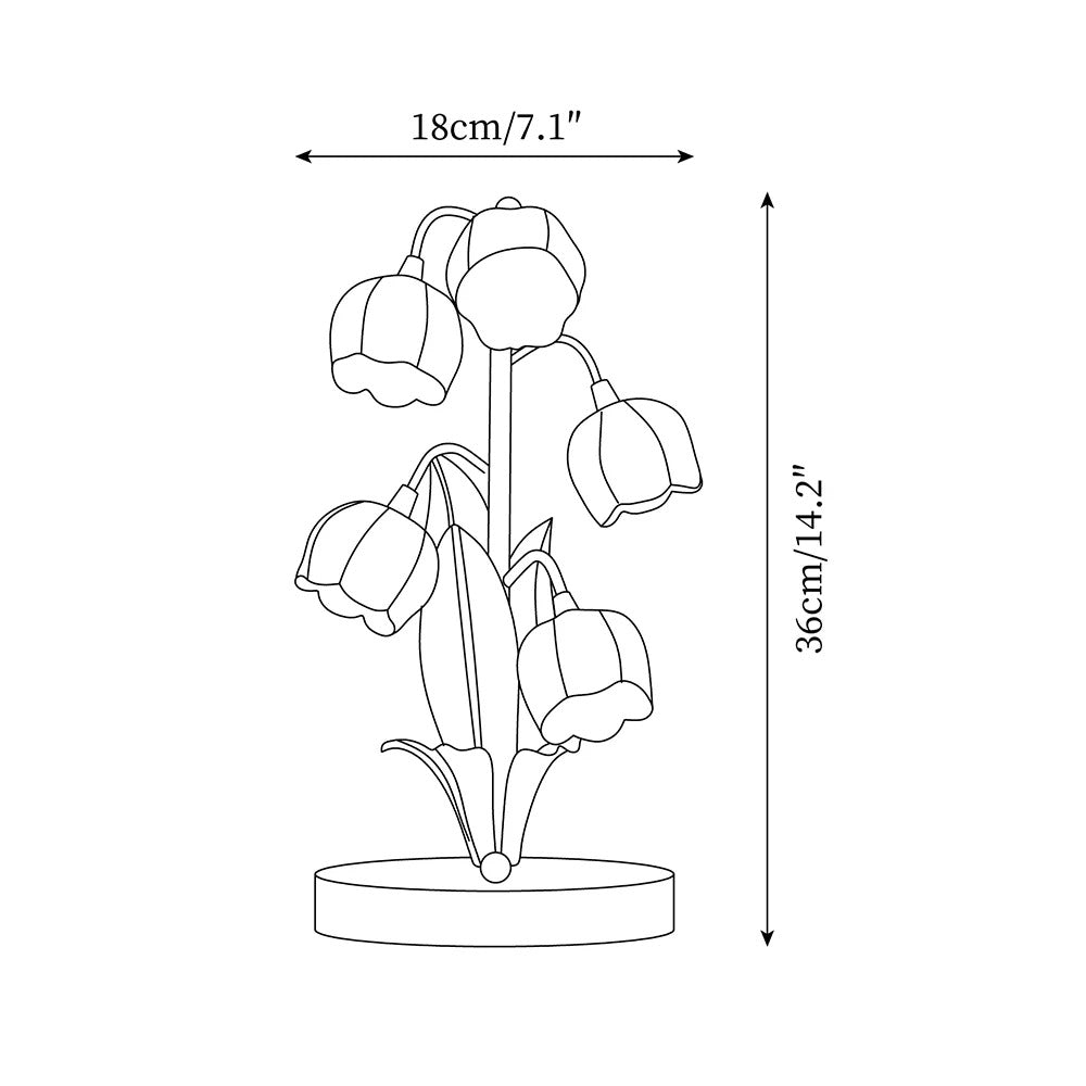 Orchid Bloom Table Lamp