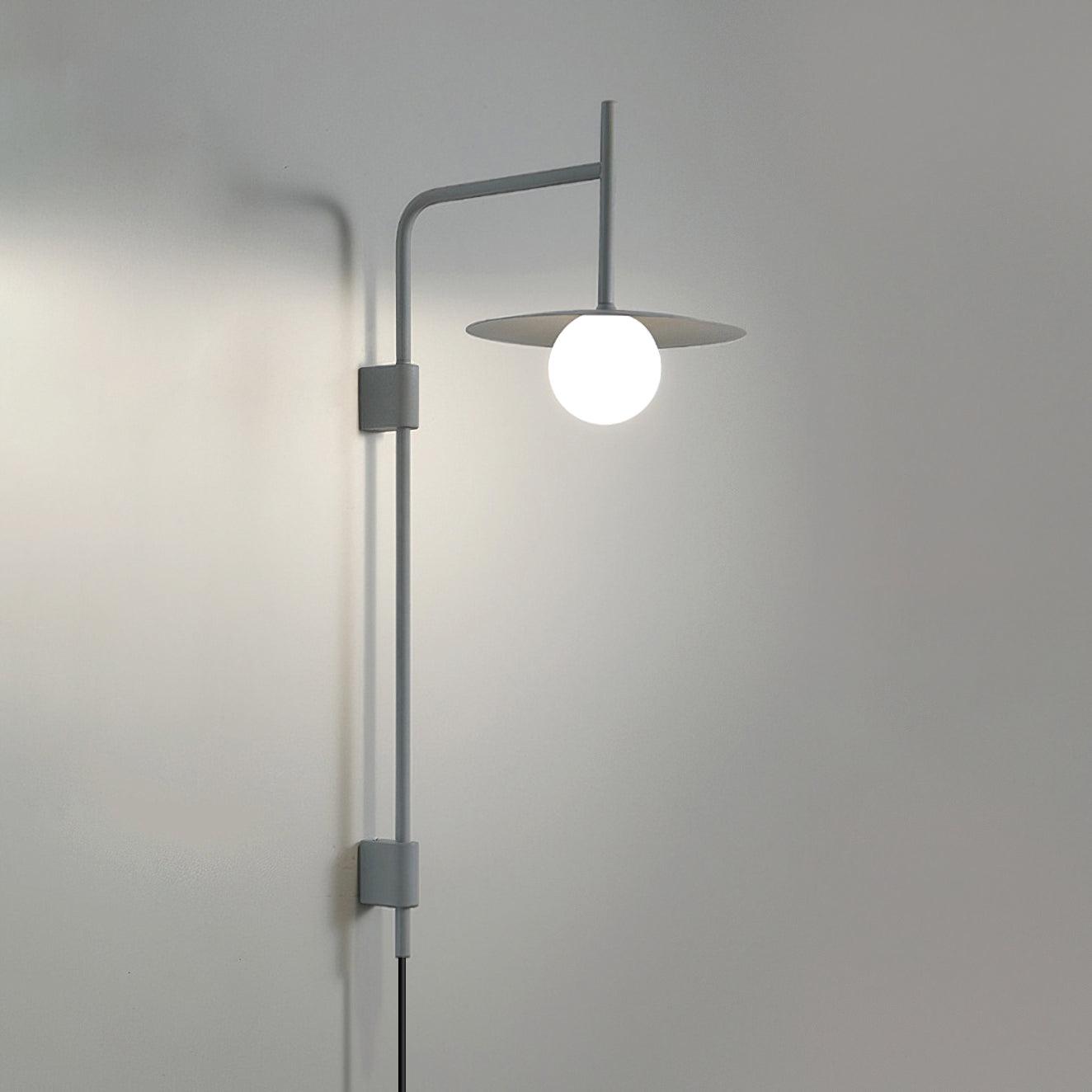 Frosted Globe Sconce