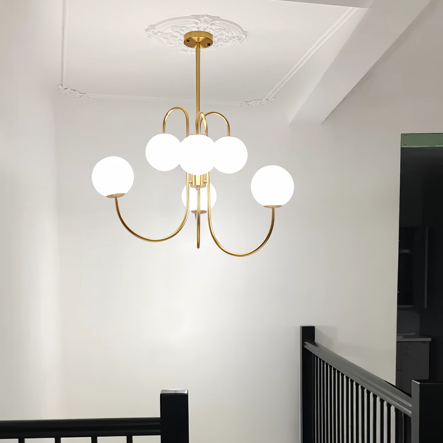 Halo Globe Chandelier