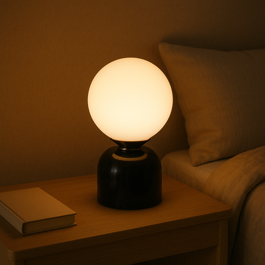 Marble Globe Lamp