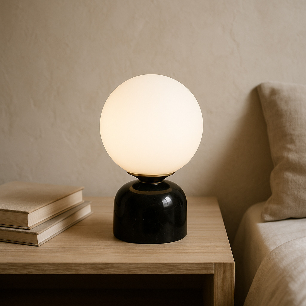 Marble Globe Lamp