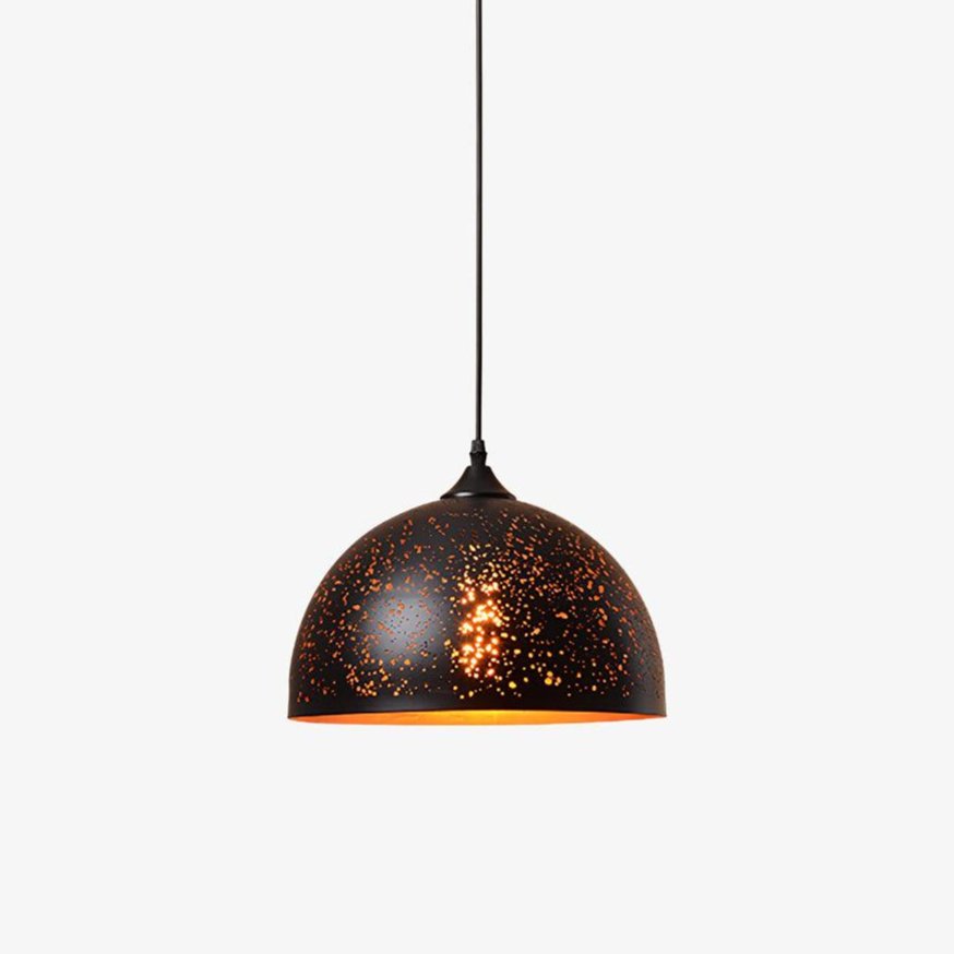 Perforated Ember Pendant