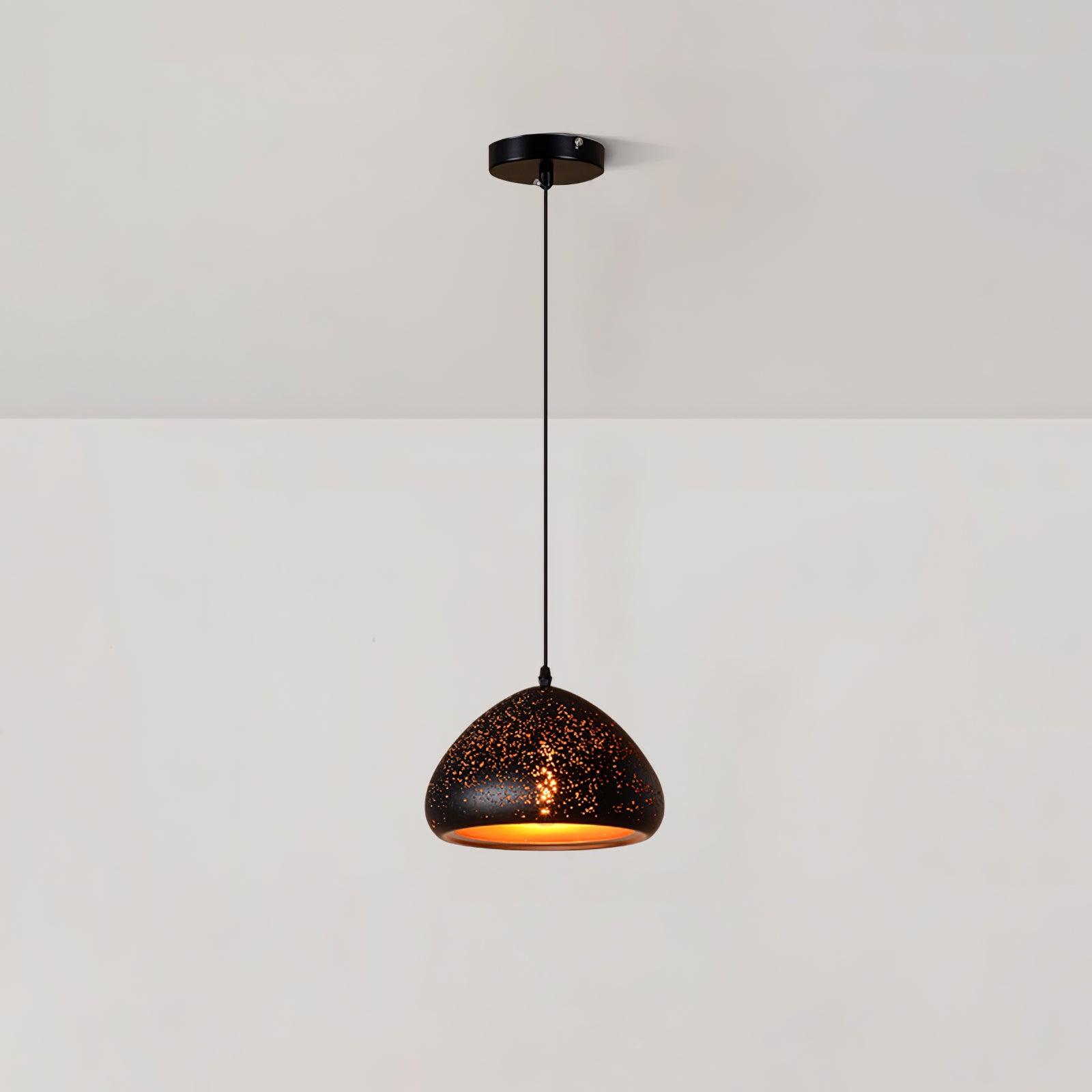 Perforated Ember Pendant