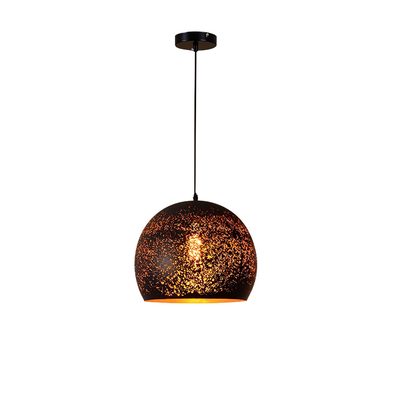Perforated Ember Pendant