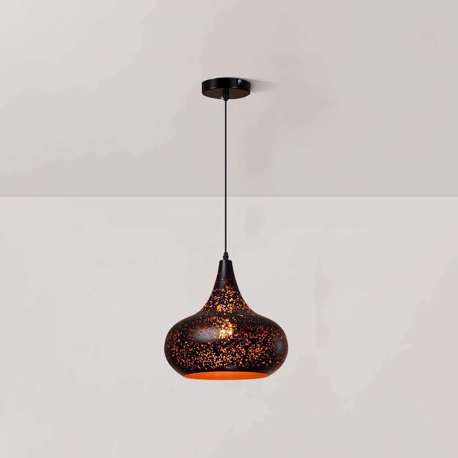 Perforated Ember Pendant