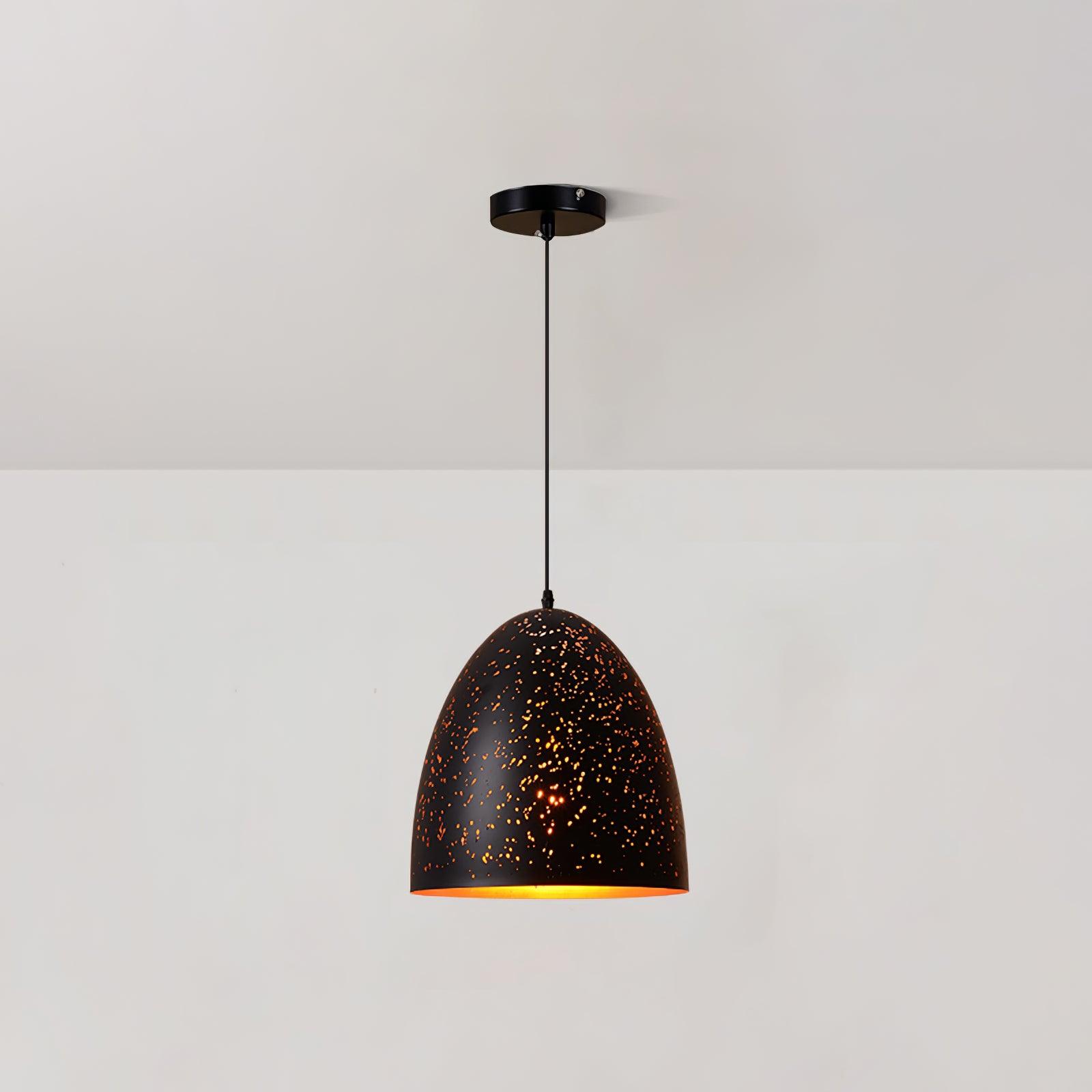 Perforated Ember Pendant