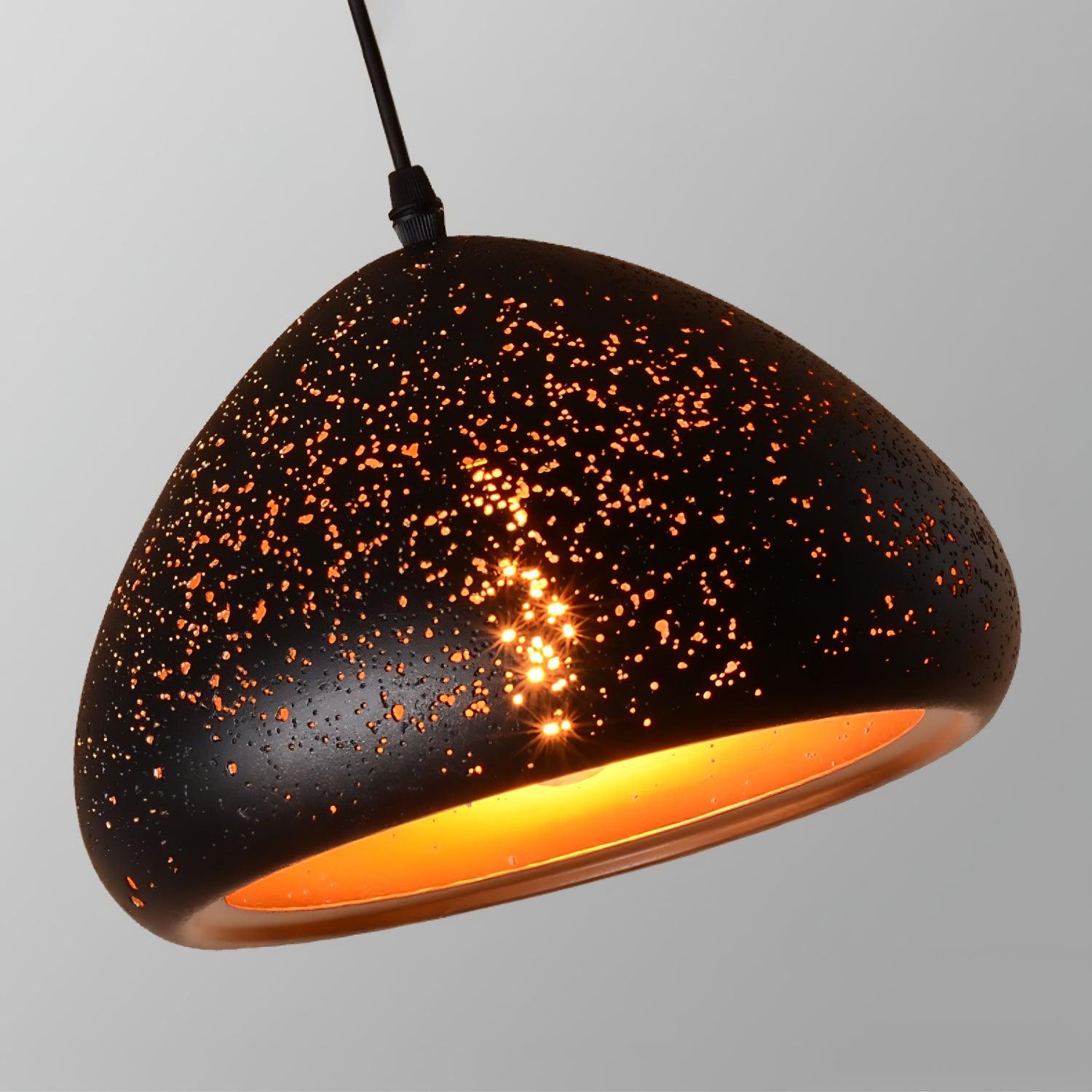 Perforated Ember Pendant