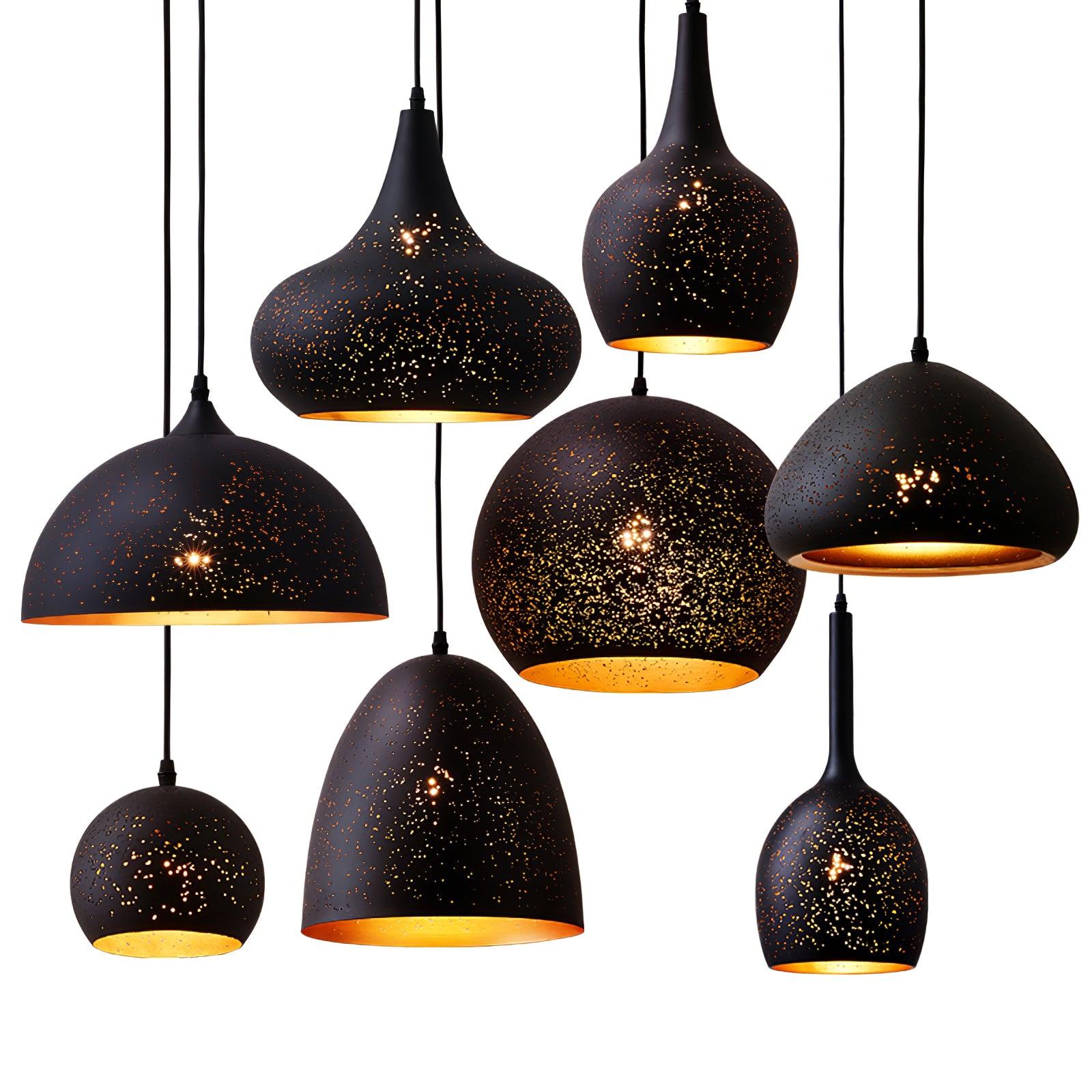 Perforated Ember Pendant