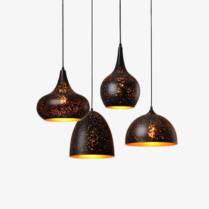 Perforated Ember Pendant