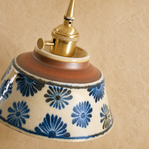 Blue Floral Pendant