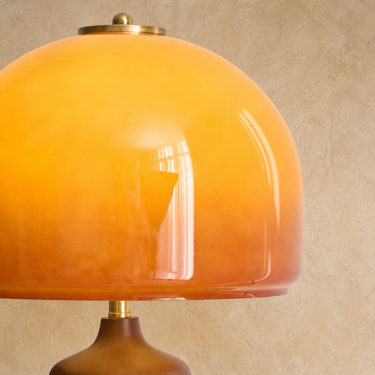 Amber Glow Table Lamp