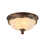 Bronze Glow Flush Light
