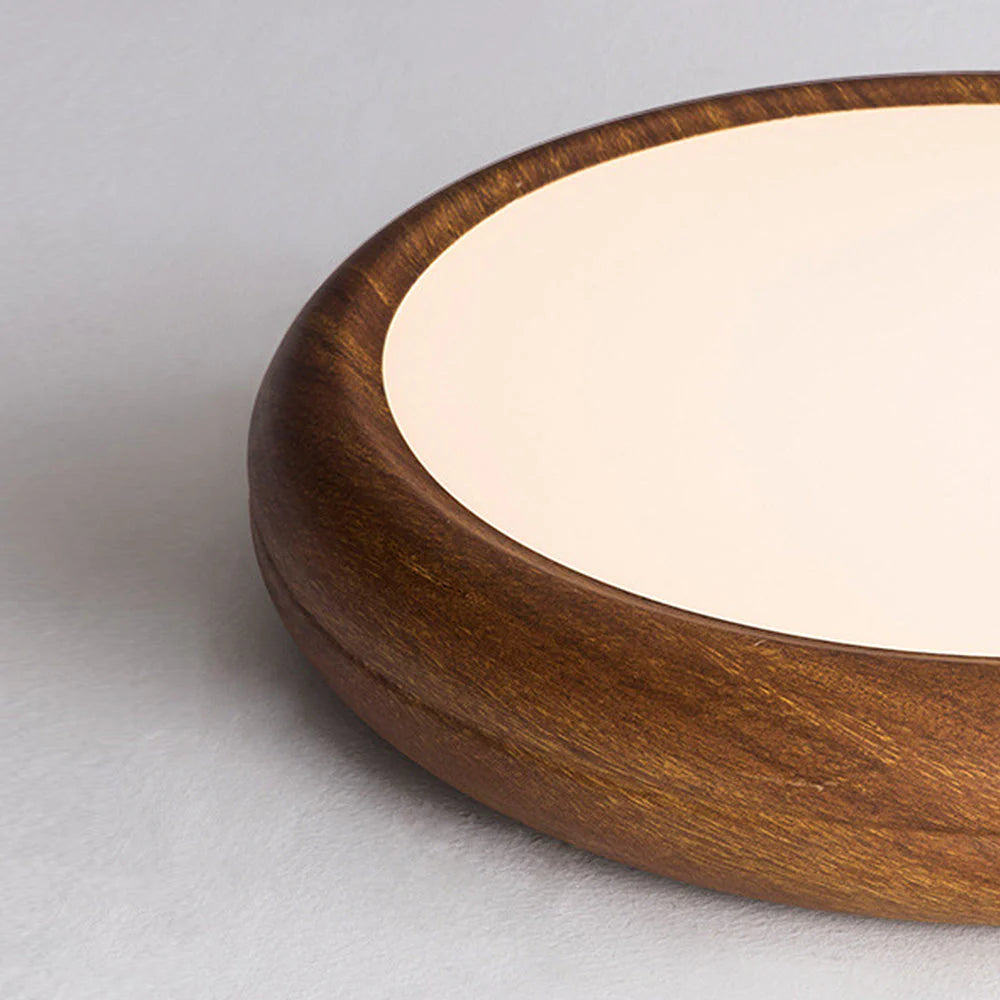 Walnut Grain Flush Light