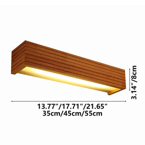 Floating Wood Sconce