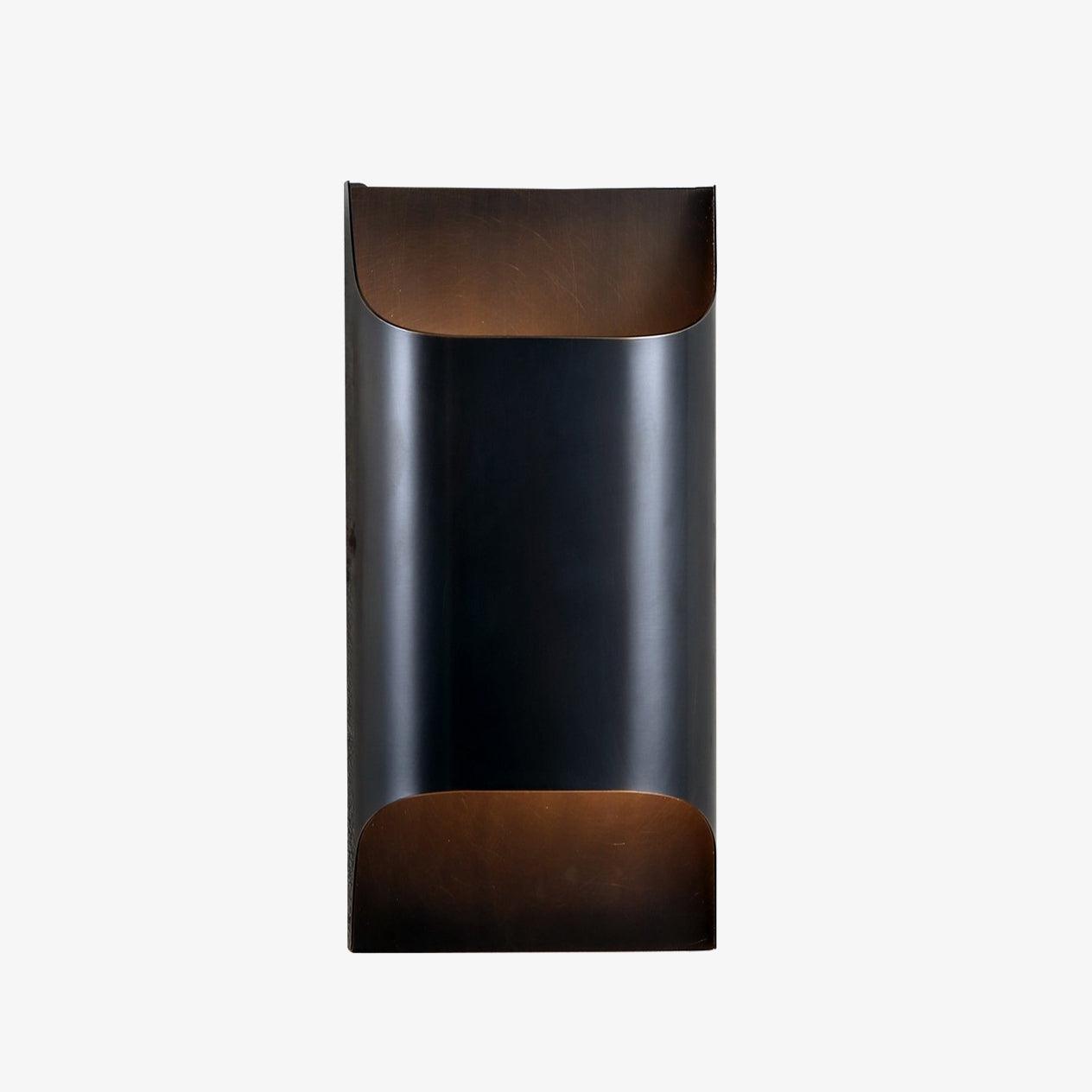 Curved Brass Sconce