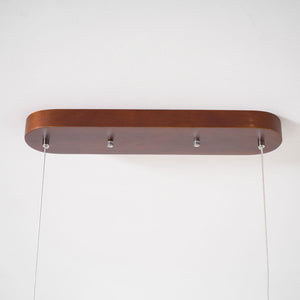 Linear Timber Pendant