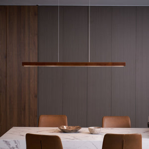 Linear Timber Pendant