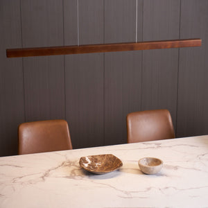 Linear Timber Pendant