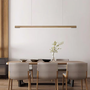 Linear Timber Pendant