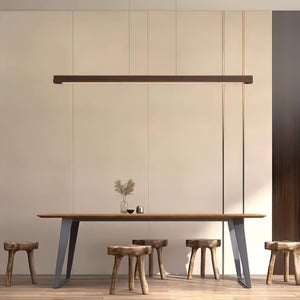 Linear Timber Pendant