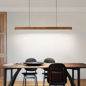Linear Timber Pendant