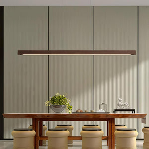 Linear Timber Pendant