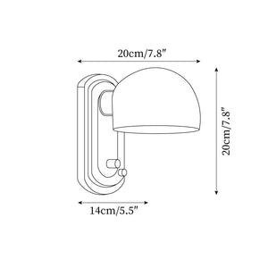 Rounded Dome Sconce
