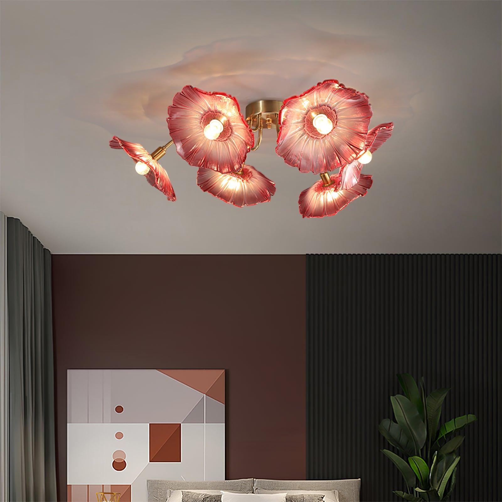 Lotus Bloom Ceiling Light
