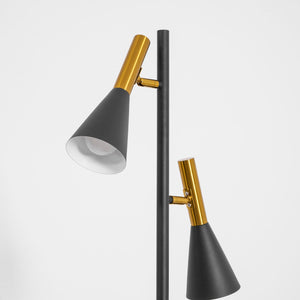 Twin Cone Marble Lamp