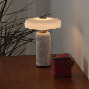Marble Cylinder Lamp