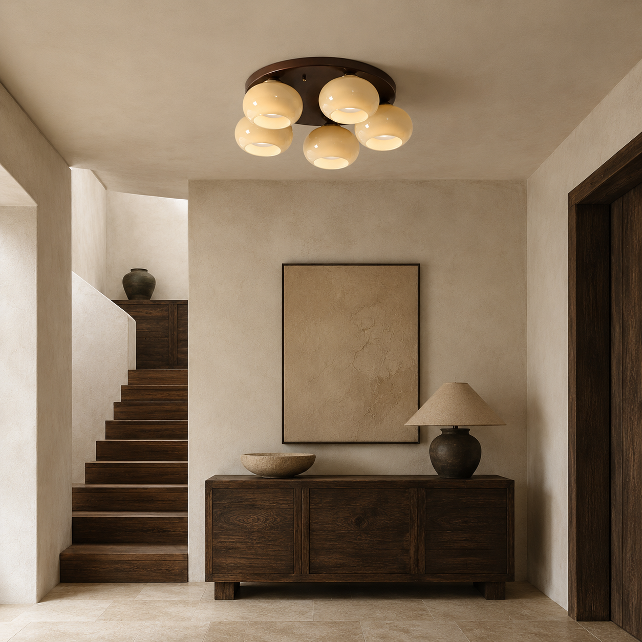 Amber Cluster Ceiling Light