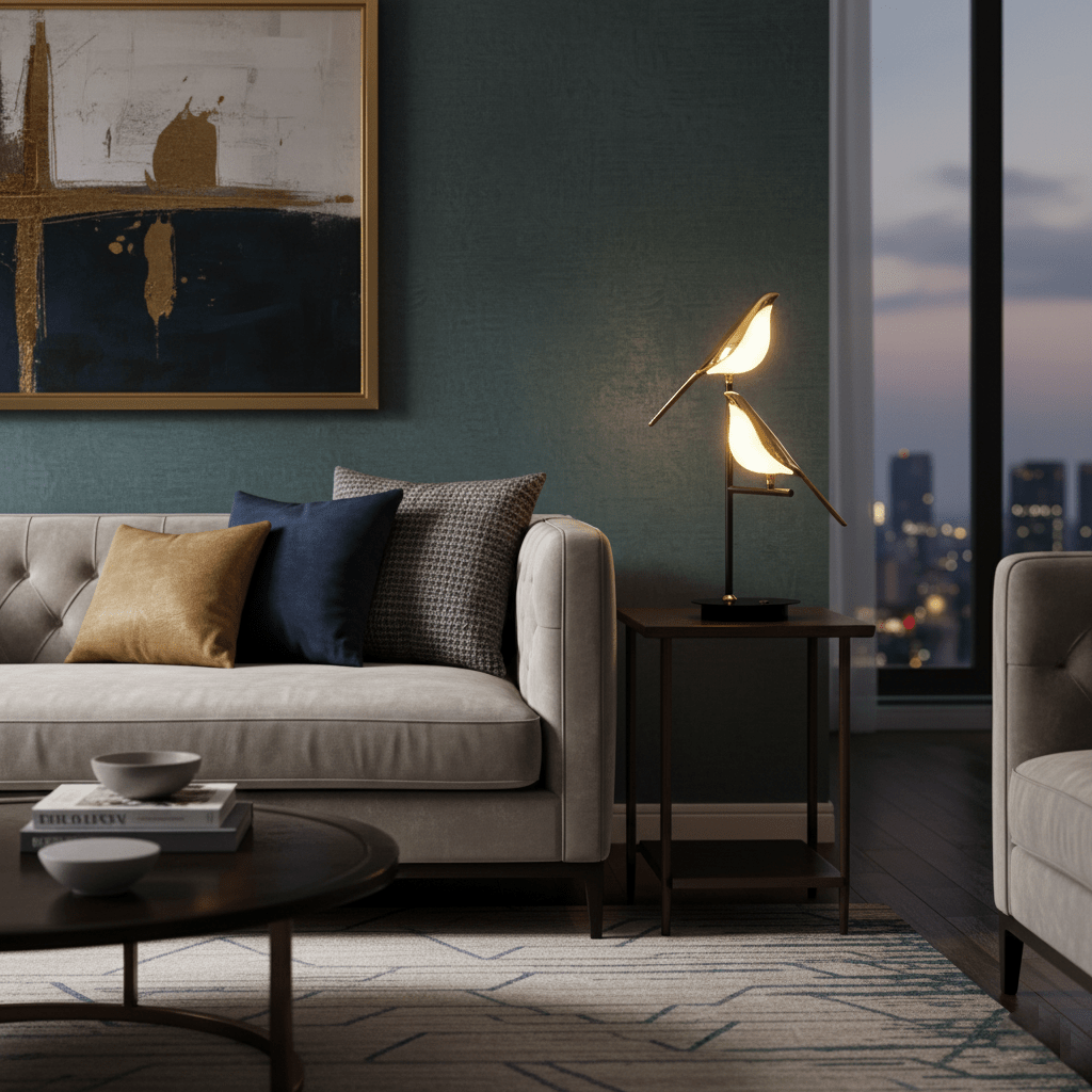 Bird Perch Lamp