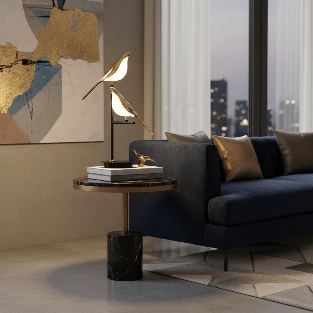 Bird Perch Lamp