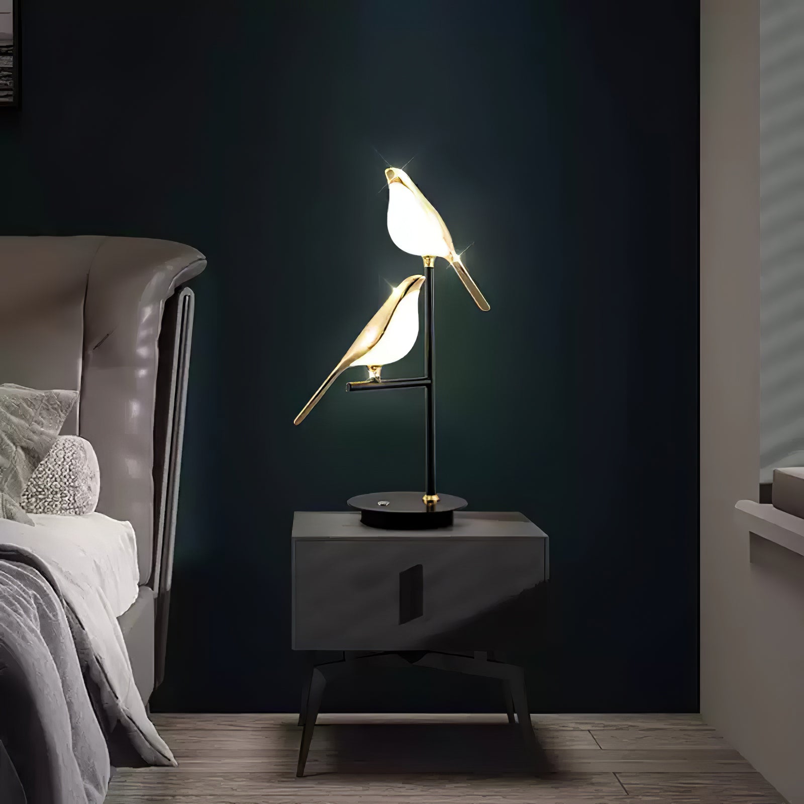 Bird Perch Lamp