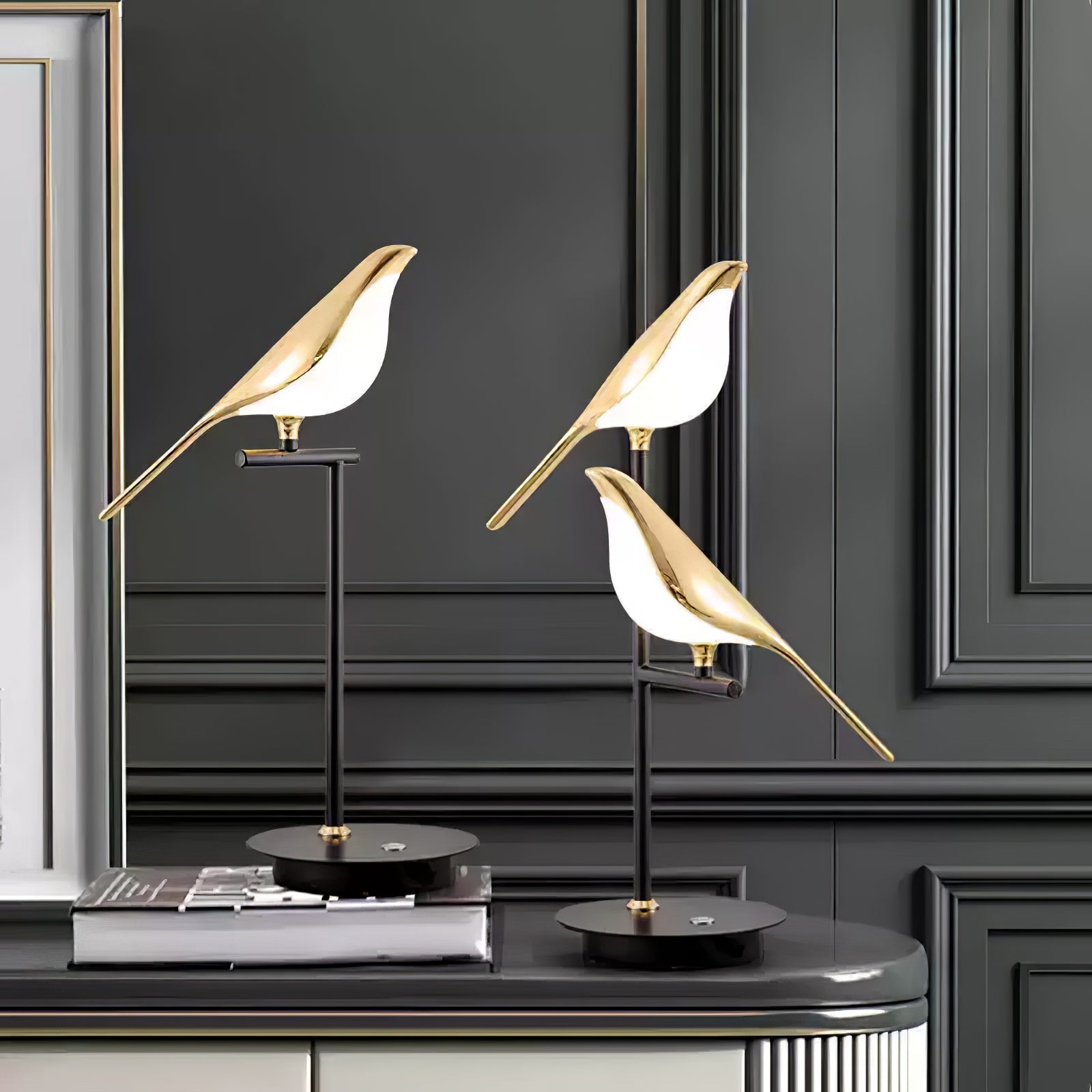 Bird Perch Lamp