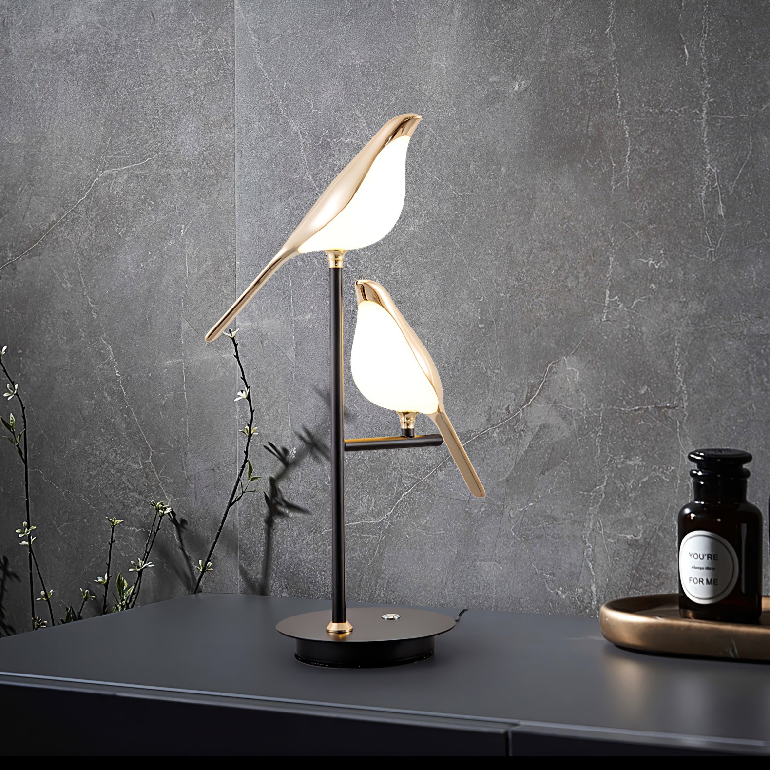 Bird Perch Lamp