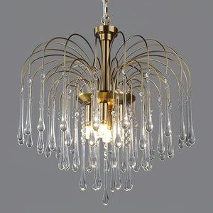 Cascade Glass Chandelier