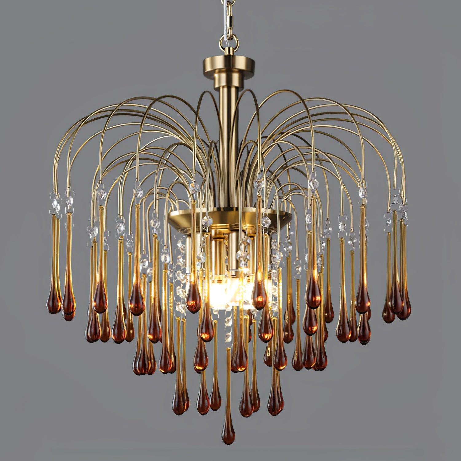 Cascade Glass Chandelier