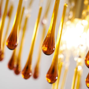 Cascade Glass Chandelier